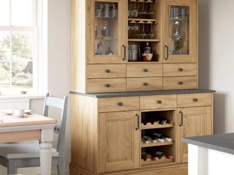 Jefferson Light Oak And Ivory Cameo 4 Storage Unit